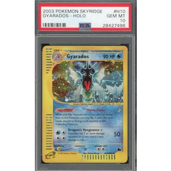 2003 Pokemon Skyridge Gyarados H10/H32 PSA 10 *7496 (Reed Buy)