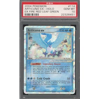 2004 Pokemon Fire Red Leaf Green Articuno EX 114/112 PSA 10 *6451 (Reed Buy)