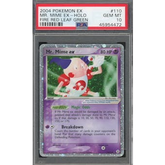 2004 Pokemon Fire Red Leaf Green Mr. Mime EX 110/112 PSA 10 *4472 (Reed Buy)