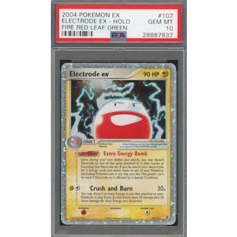 2004 Pokemon Fire Red Leaf Green Electrode EX 107/112 PSA 10 *7837 (Reed Buy)