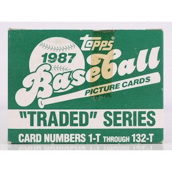 1987 Topps Traded & Rookies Baseball Factory Set (Tape Intact) (Reed Buy)