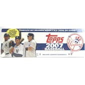 2007 Topps Factory Set Baseball (Box) (New York Yankees) (Reed Buy)