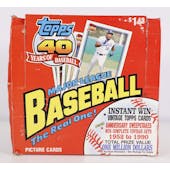 1991 Topps Baseball Jumbo Cello Box (Reed Buy)