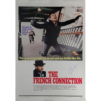 The French Connection 27x40 Signed By Gene Hackman JSA Movie Poster