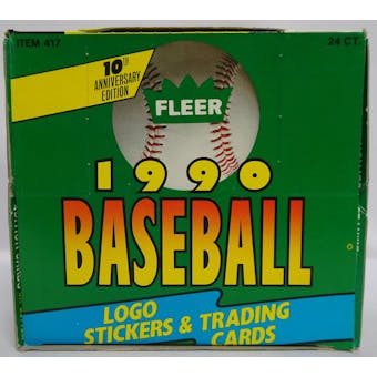1990 Fleer Baseball Jumbo Cello Box (Reed Buy)