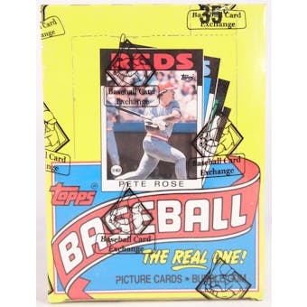 1986 Topps Baseball Wax Box (BBCE) (FASC) (Reed Buy)