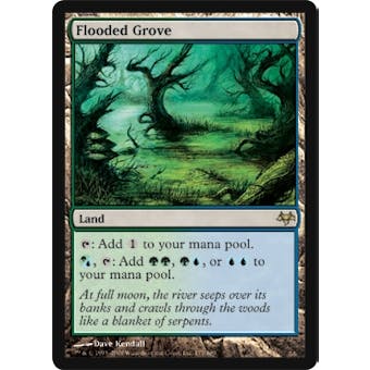 Magic the Gathering Eventide Single Flooded Grove - NEAR MINT (NM)