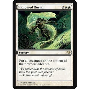 Magic the Gathering Eventide Single Hallowed Burial - NEAR MINT (NM)