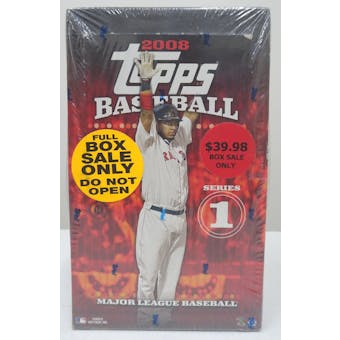 2008 Topps Series 1 Baseball Hobby Box (Reed Buy)
