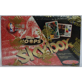 1997/98 Hoops Series 1 Basketball Hobby Box (Reed Buy)