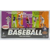2015 Topps Heritage High Number Baseball Hobby Box (Reed Buy)