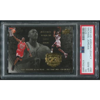 2009/10 Upper Deck Jordan Legacy Basketball #96 Michael Jordan Gold PSA 10 (GEM MT)