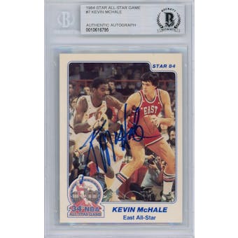 1984 Star All-Star Game #7 Kevin McHale Autograph BAS *6795 (Reed Buy)