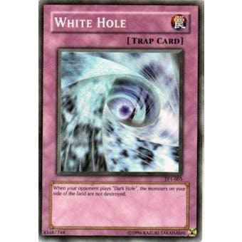 Yu-Gi-Oh Tournament Pack 1 Single White Hole Super Rare Near Mint (NM)