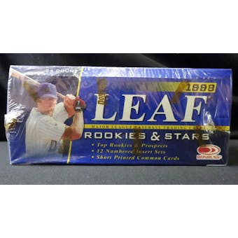 1998 Leaf Rookies & Stars Baseball Hobby Box (Reed Buy)