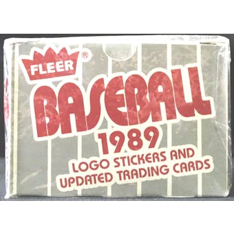 1989 Fleer Update Baseball Factory Set (Reed Buy)