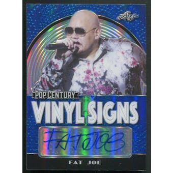 2020 Leaf Pop Century #VSFJ1 Fat Joe Vinyl Signs Auto #14/15
