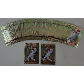 1999 Topps Chrome #220 Mark McGwire Home Run Complete Set (70 cards) (Reed Buy)