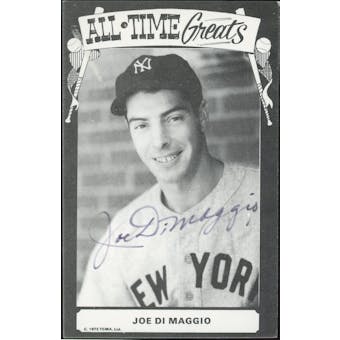 Joe DiMaggio Autographed Postcard JSA XX02601 (Reed Buy)