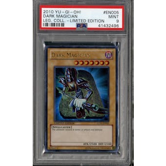 YuGiOh Legendary Collection Dark Magician Limited LC01-EN005 PSA 9