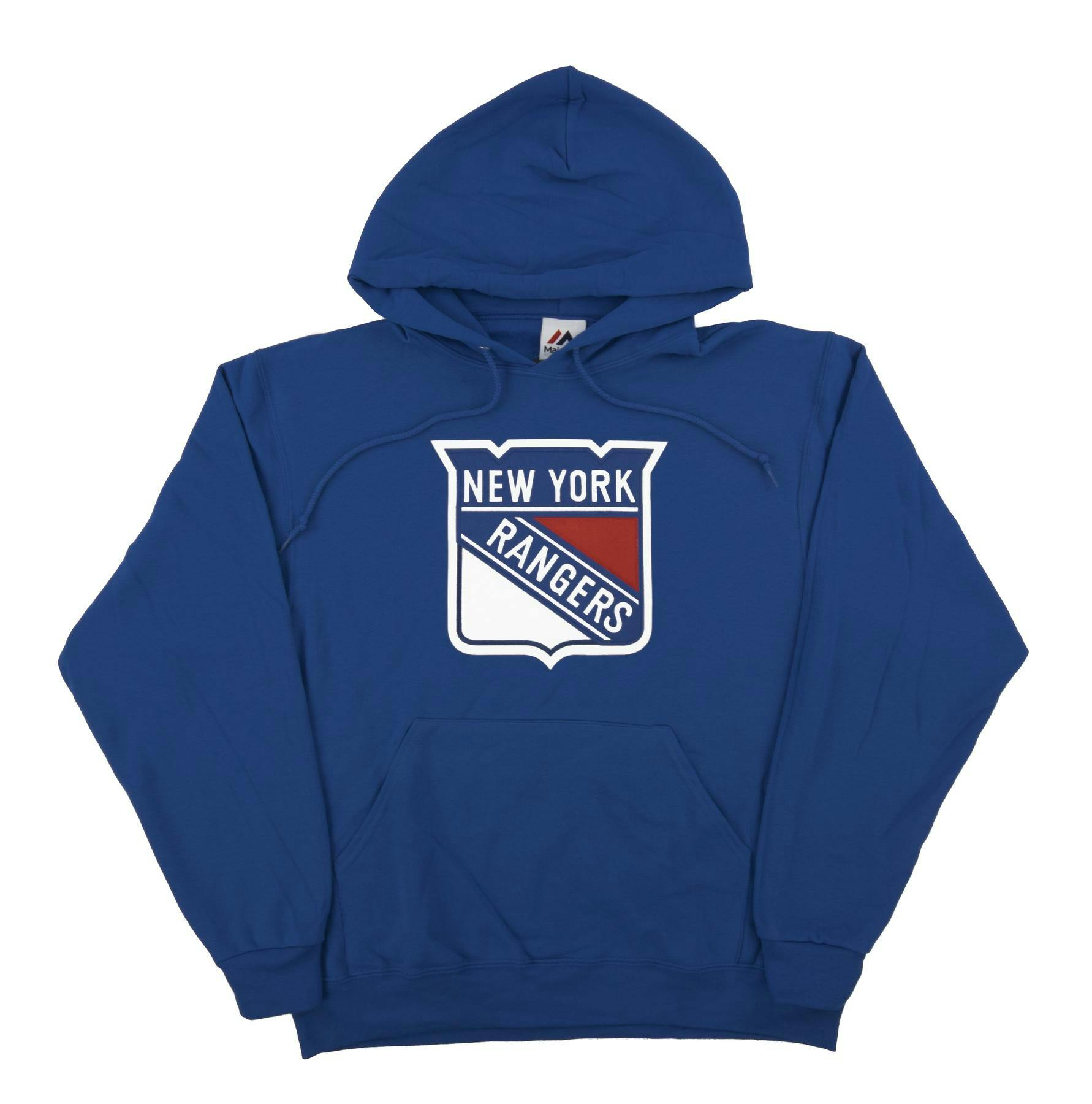 Majestic New York Rangers Men's Power Play Lace Up Hoodie - Macy's