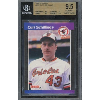 1989 Donruss #635 Curt Schilling BGS 9.5 *8459 (Reed Buy)