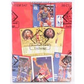 1991/92 Fleer Series 1 Basketball Wax Box (BBCE) (FASC) (Reed Buy)