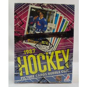 1987/88 Topps Hockey Wax Box (X-Out) (BBCE)