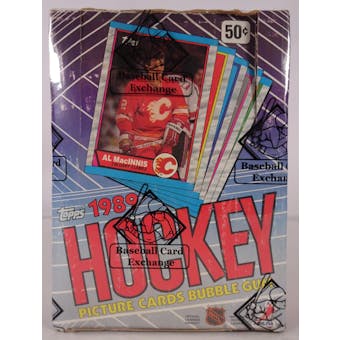 1989/90 Topps Hockey Wax Box BBCE (Reed Buy)