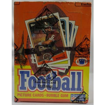 1988 Topps Football Wax Box X-Out BBCE (Reed Buy)