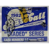 1982 Topps Traded Baseball Factory Set (Tape Intact) (BBCE) (Reed Buy)