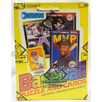 1989 Donruss Baseball Wax Box BBCE FASC (Reed Buy)