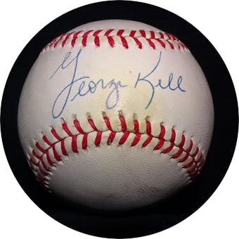 George Kell Autographed AL Brown Baseball RR92948 (Reed Buy)