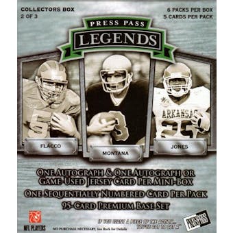 2008 Press Pass Legends Football Mini Box