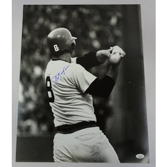 Carl Yastrzemski Boston Red Sox Autographed 16x20 Photo/B&W JSA RR77078 (Reed Buy)