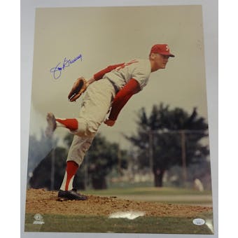 Jim Bunning Philadelphia Phillies Autographed 16x20 Photo JSA RR77095 (Reed Buy)