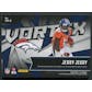 2020 Panini XR #5 Jerry Jeudy Vortex Rookie Materials Patch Tag #1/1