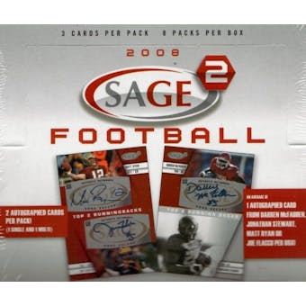 2008 Sage Squared Football Hobby Box