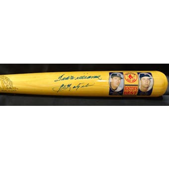 Ted Williams/Carl Yastrzemski Autographed Cooperstown Bat "Boston's Best" #/202 JSA XX07539 (Reed Buy)
