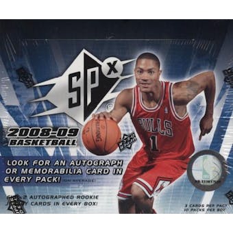 2008/09 Upper Deck SPx Basketball Hobby Box