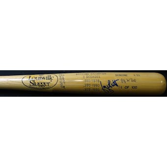 George Brett Autographed Louisville Slugger "Batting Champ 3 Decades" #/100 JSA RR92502 (Reed Buy)