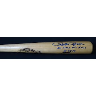 Pete Rose Autographed Louisville Slugger Bat (All Time Hit King, #4256) JSA RR92593 (Reed Buy)