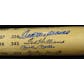 Williams/Mantle/Robinson/Yastrzemski Autographed Louisville Slugger JSA XX07573 (Reed Buy)
