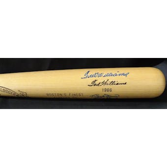 Yastrzemski/Doerr/Williams Autographed Cooperstown Bat "Boston's Finest" #/100 JSA XX07560