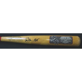 Carlton Fisk Autographed Cooperstown Bat "MLB Team Series" Chicago White Sox insignia JSA RR92807 (Reed Buy)