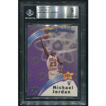1997/98 Ultra Basketball #SP1 Michael Jordan Star Power BGS 9 (MINT)
