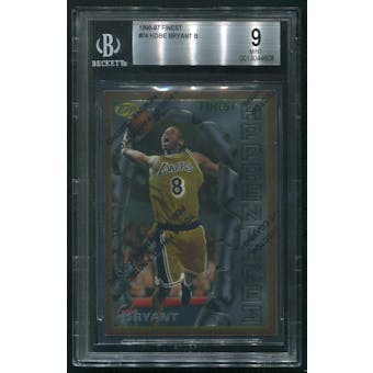 1996/97 Finest Basketball #74 Kobe Bryant Rookie BGS 9 (MINT)