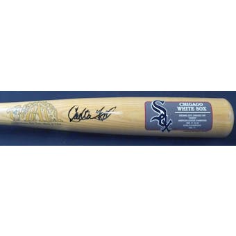 Carlton Fisk Autographed Cooperstown Bat "MLB Team Series" Chicago White Sox insignia JSA RR92817 (Reed Buy)