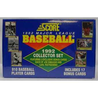 1992 Score Baseball Factory Set (Blue) (Reed Buy)