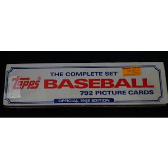1985 Topps Baseball Factory Set (Red/White/Blue) (Reed Buy)